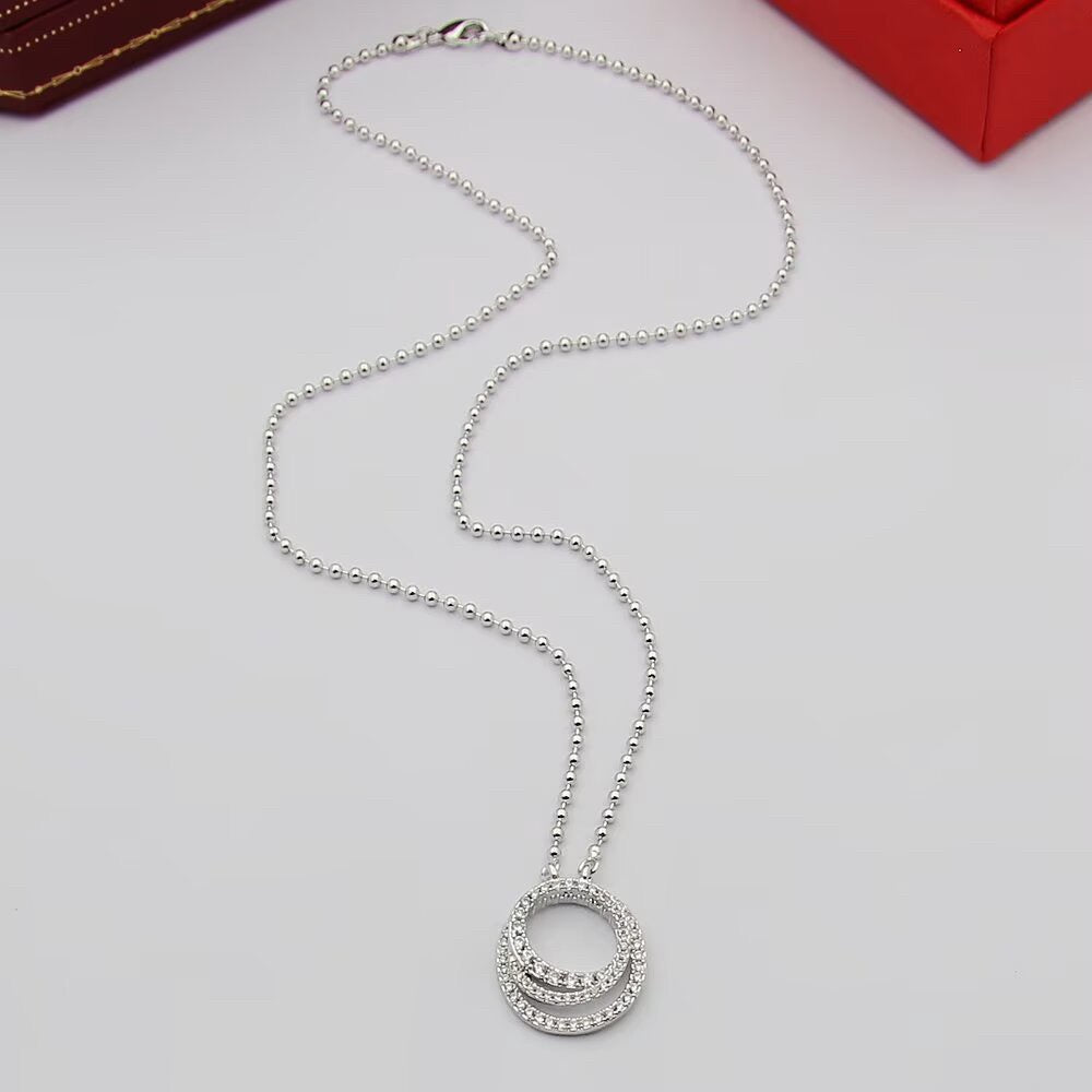 [Love's Uplift]ETINCELLE  FULL DIAMOND NECKLACE