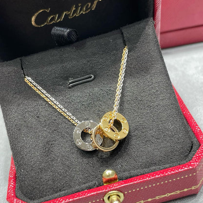 [Love's Uplift]LOVE 6 DIAMOND PENDANT NECKLACE