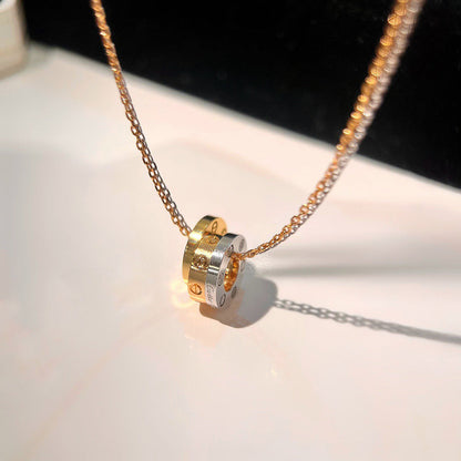 [Love's Uplift]LOVE 6 DIAMOND PENDANT NECKLACE