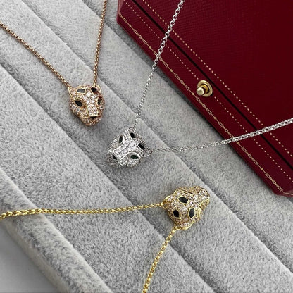 [Love's Uplift]PANTHERE FULL DIAMOND NECKLACE
