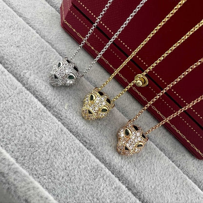 [Love's Uplift]PANTHERE FULL DIAMOND NECKLACE