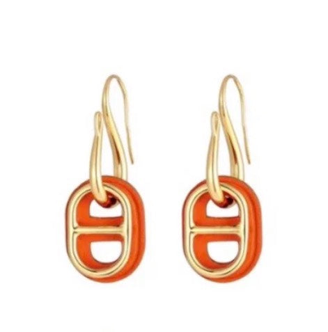 [Love's Uplift]HM O'MAILLON GOLD EARRINGS