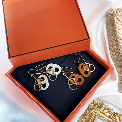 [Love's Uplift]HM O'MAILLON GOLD EARRINGS