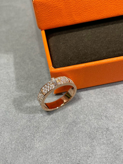 [Love's Uplift]KELLY PINK GOLD DIAMOND RING
