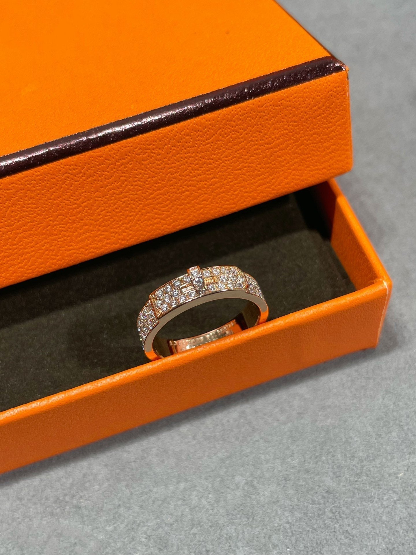 [Love's Uplift]KELLY PINK GOLD DIAMOND RING