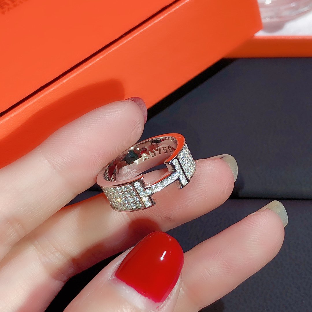[Love's Uplift]H RING FULL DIAMOND