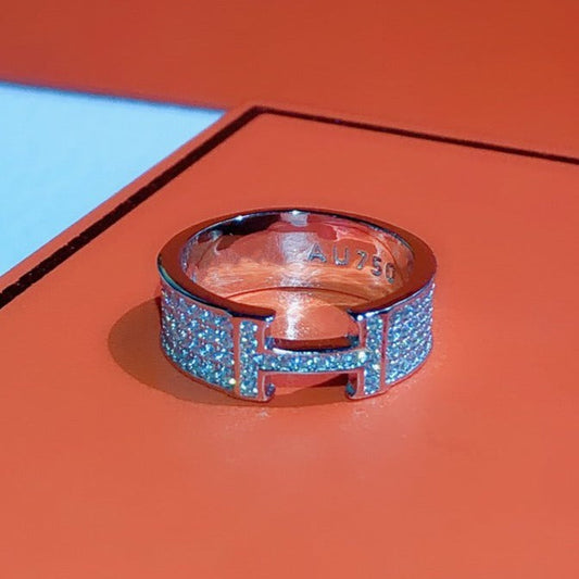 [Love's Uplift]H RING FULL DIAMOND