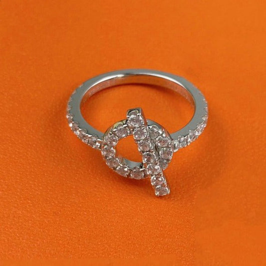 [Love's Uplift]ECHAPPEE RING SILVER DIAMOND
