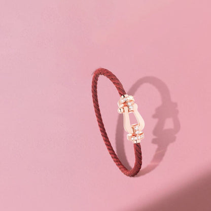 [Love's Uplift]FORCE 10 HALF DIAMOND PINK GOLD RED CORDERI LARGE AND MEDIUM MODEL