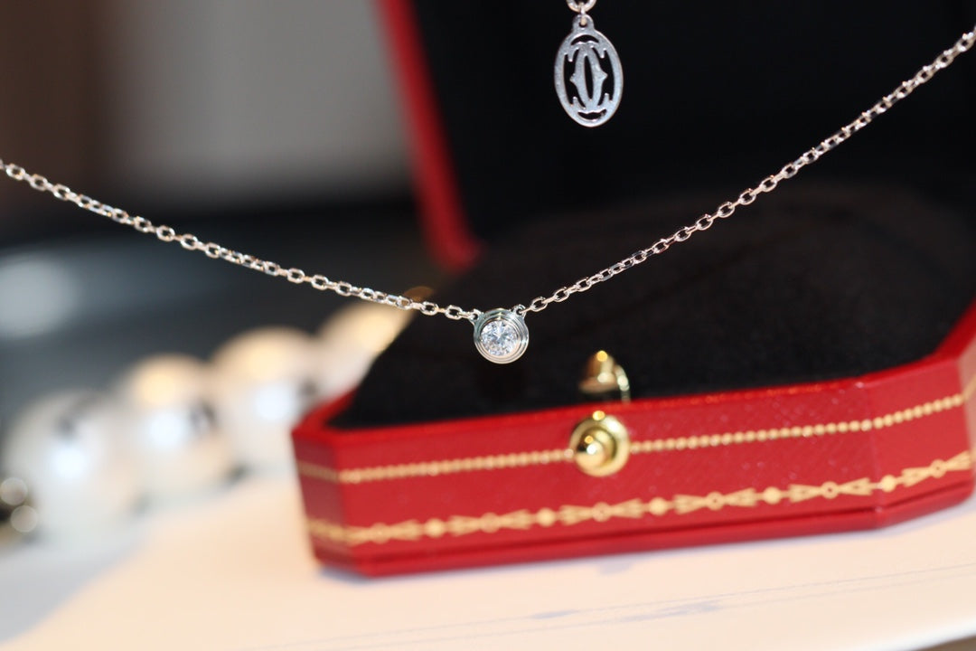 [Love's Uplift]DAMOUR DIAMOND NECKLACE