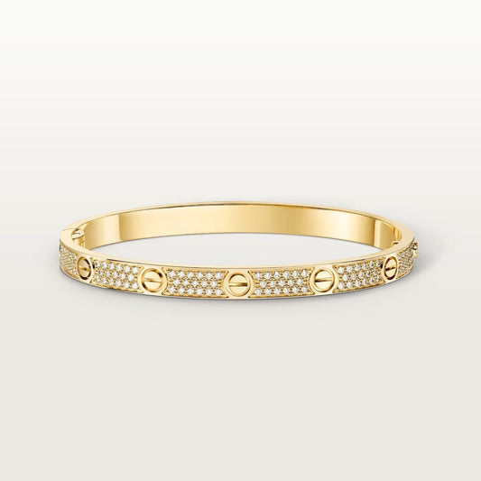 [Love's Uplift]LOVE BRACELET 4.8MM DIAMOND-PAVED