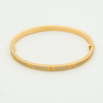 [Love's Uplift]LOVE BRACELET 3.65MM DIAMOND-PAVED