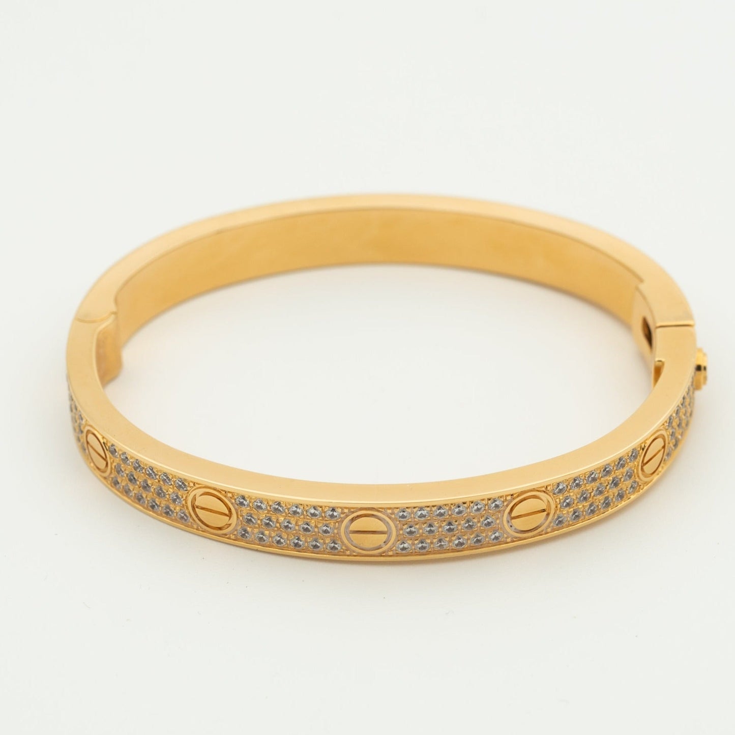 [Love's Uplift]LOVE BRACELET 6.1MM DIAMOND-PAVED