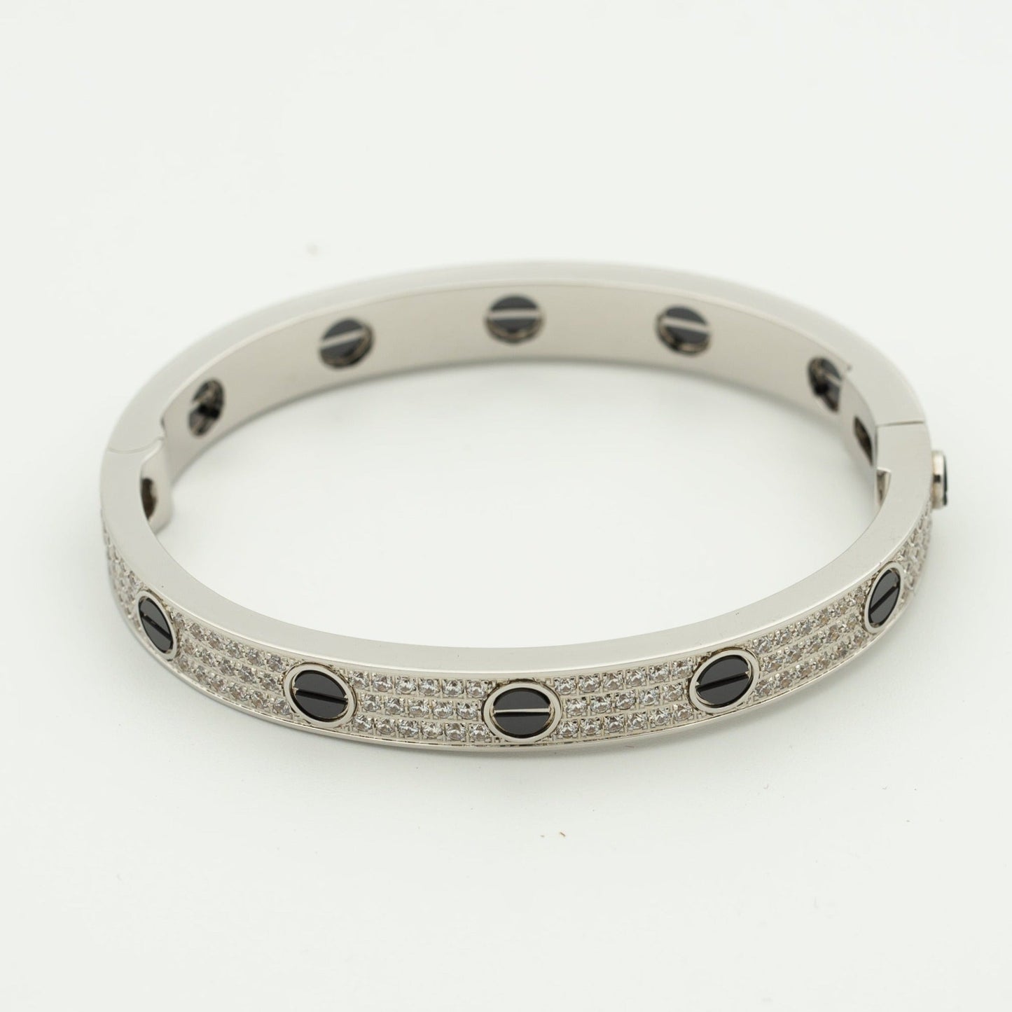 [Love's Uplift]LOVE BRACELET 6.1MM DIAMOND-PAVED CERAMIC