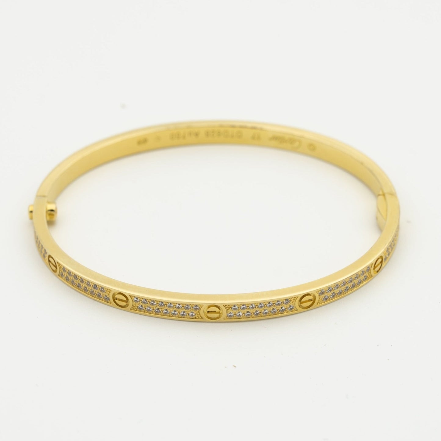 [Love's Uplift]LOVE BRACELET 3.65MM DIAMOND-PAVED