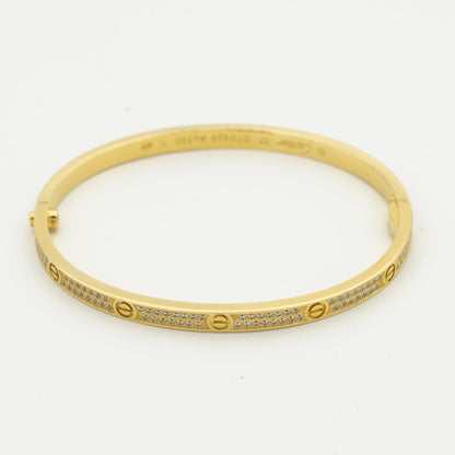 [Love's Uplift]LOVE BRACELET 3.65MM DIAMOND-PAVED