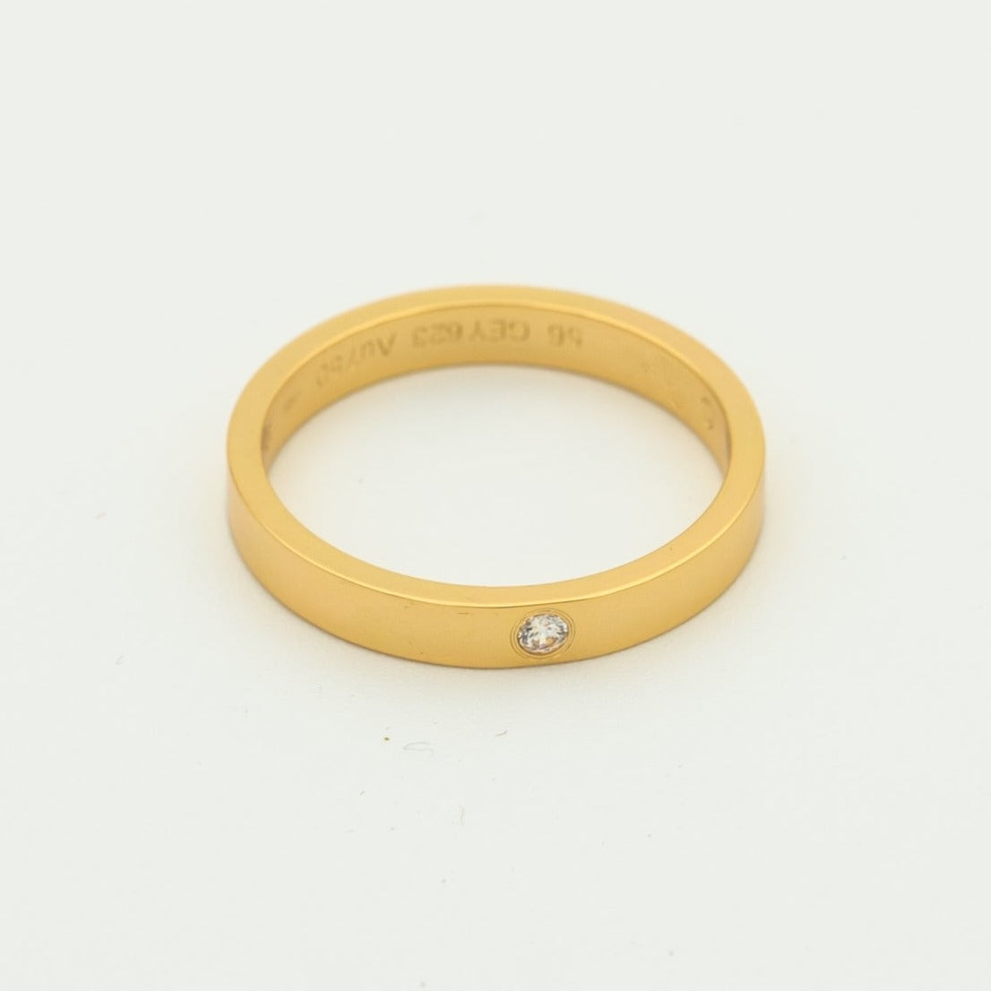 [Love's Uplift]LOVE RING 4MM 1 DIAMOND