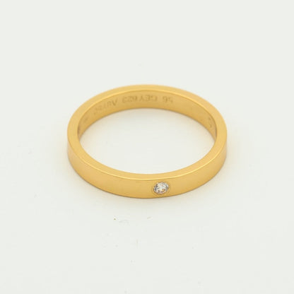 [Love's Uplift]LOVE RING 4MM 1 DIAMOND
