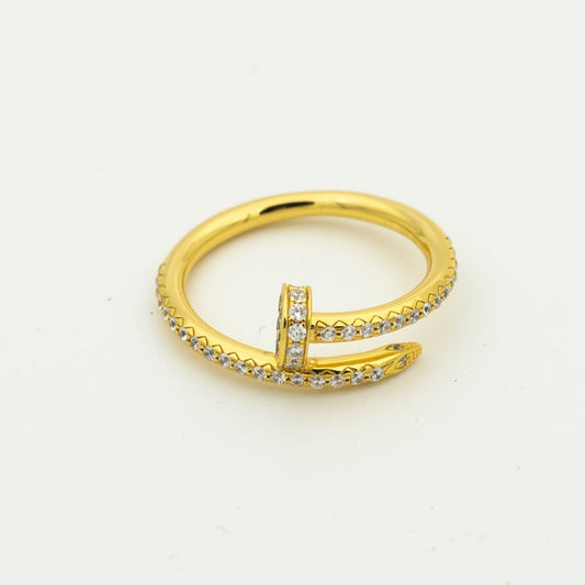 [Love's Uplift]JUSTE RING 1.8MM GOLD DIAMONDS
