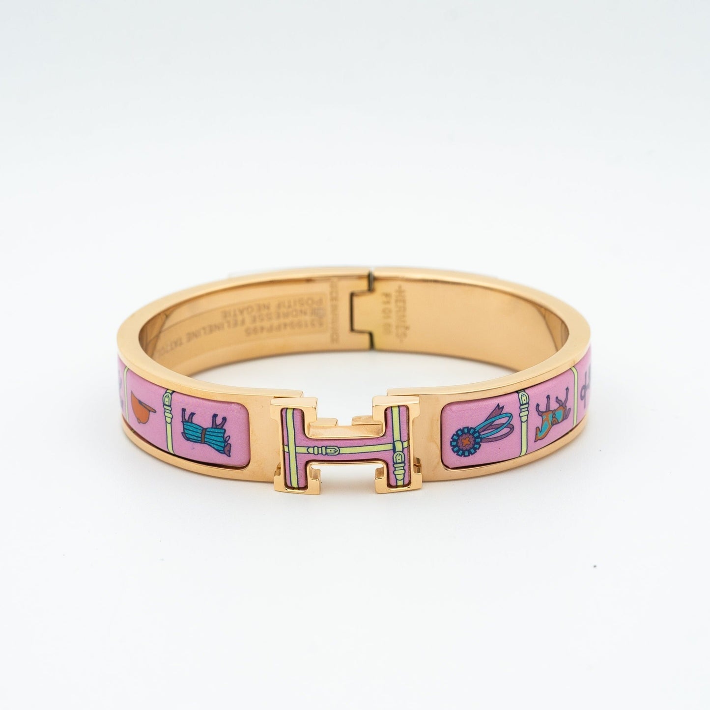 [Love's Uplift]H PINK GOLD BRACELET PINK CERAMIC