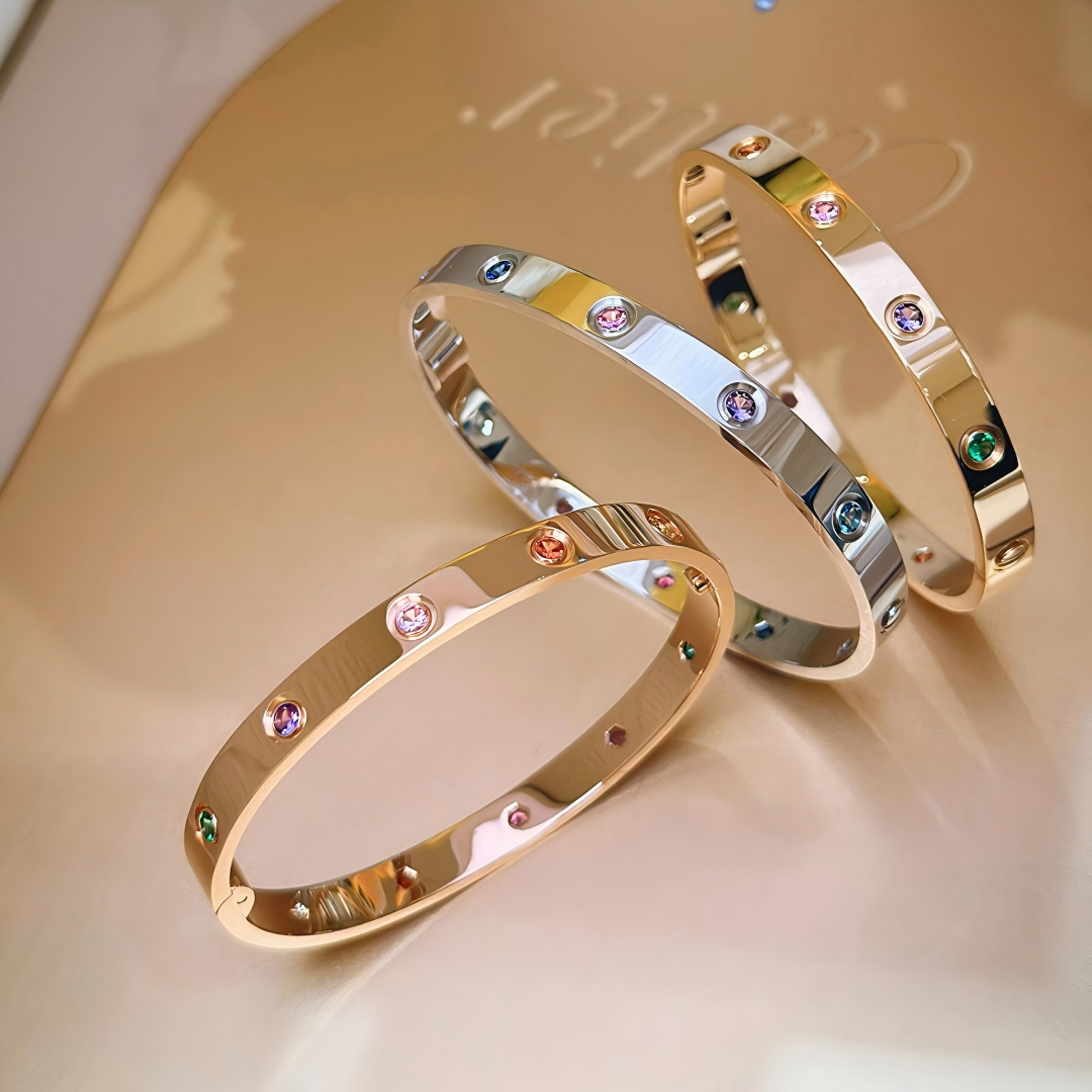 [Love's Uplift]2026 RAINBOW LOVE BRACELET 6.1MM  10 DIAMONDS