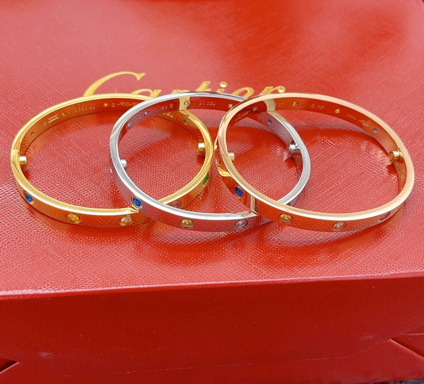 [Love's Uplift]2026 RAINBOW LOVE BRACELET 6.1MM  10 DIAMONDS