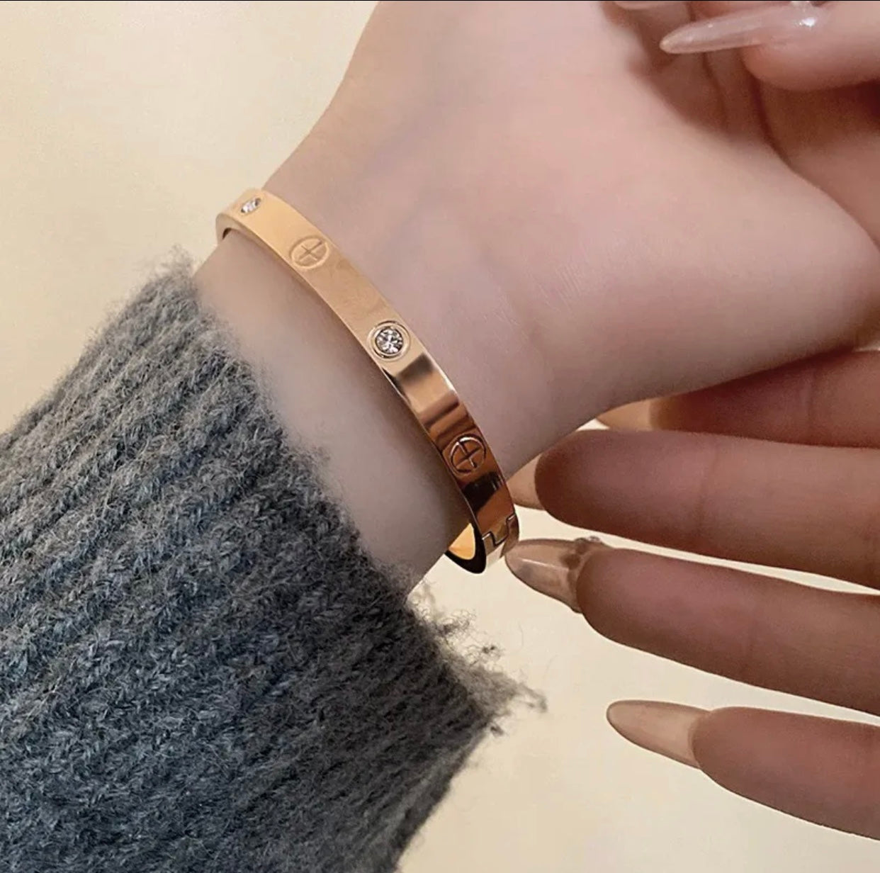[Love's Uplift]2026 RAINBOW LOVE BRACELET 6.1MM  10 DIAMONDS