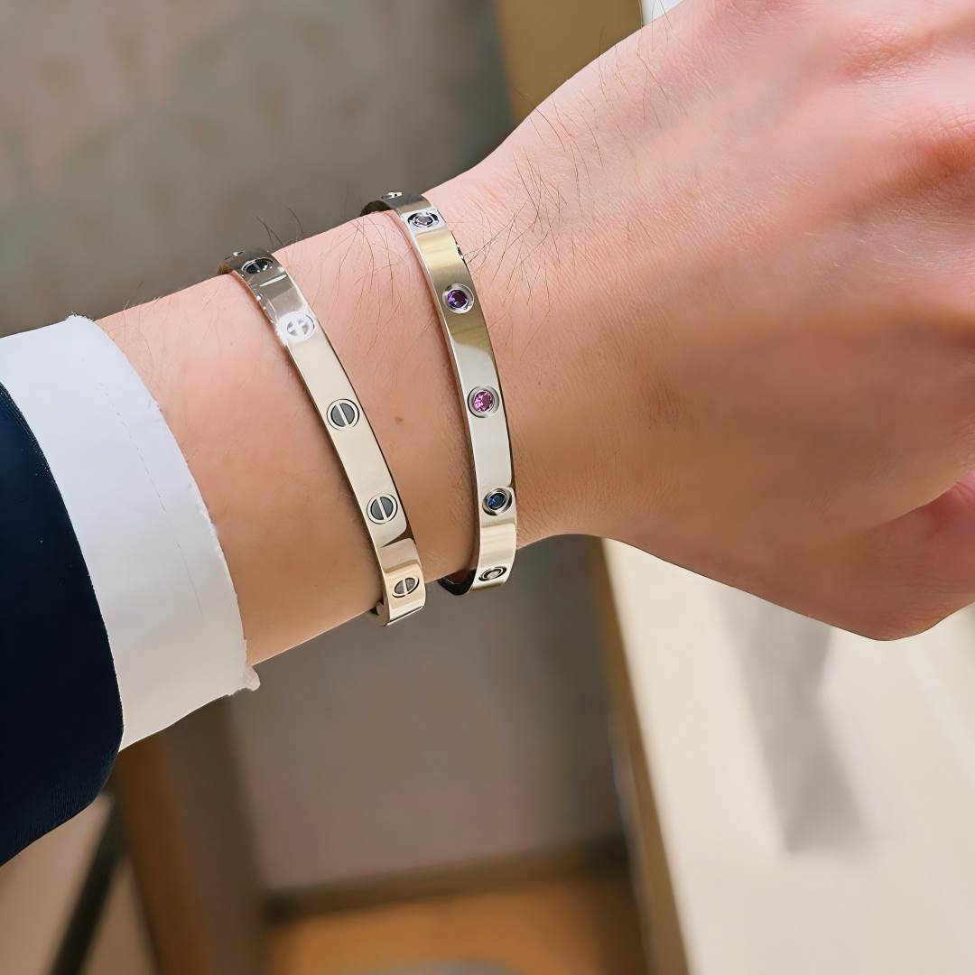 [Love's Uplift]2026 RAINBOW LOVE BRACELET 6.1MM  10 DIAMONDS