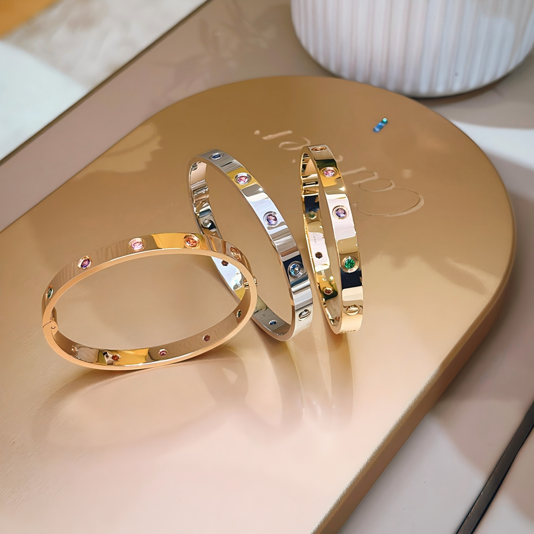 [Love's Uplift]2026 RAINBOW LOVE BRACELET 6.1MM  10 DIAMONDS
