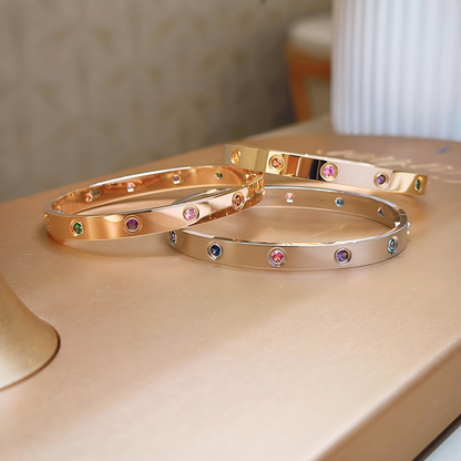 [Love's Uplift]2026 RAINBOW LOVE BRACELET 6.1MM  10 DIAMONDS