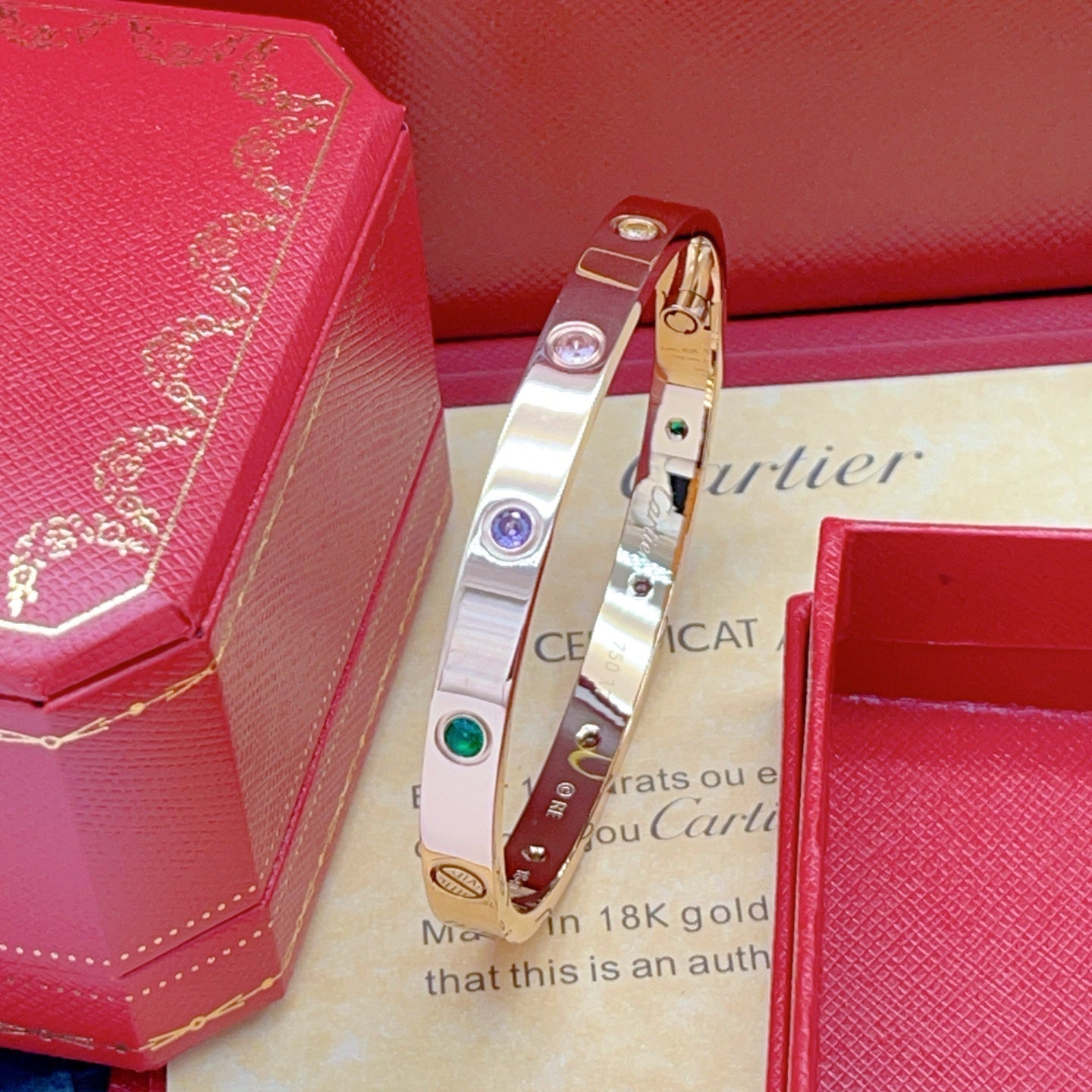 [Love's Uplift]2026 RAINBOW LOVE BRACELET 6.1MM  10 DIAMONDS
