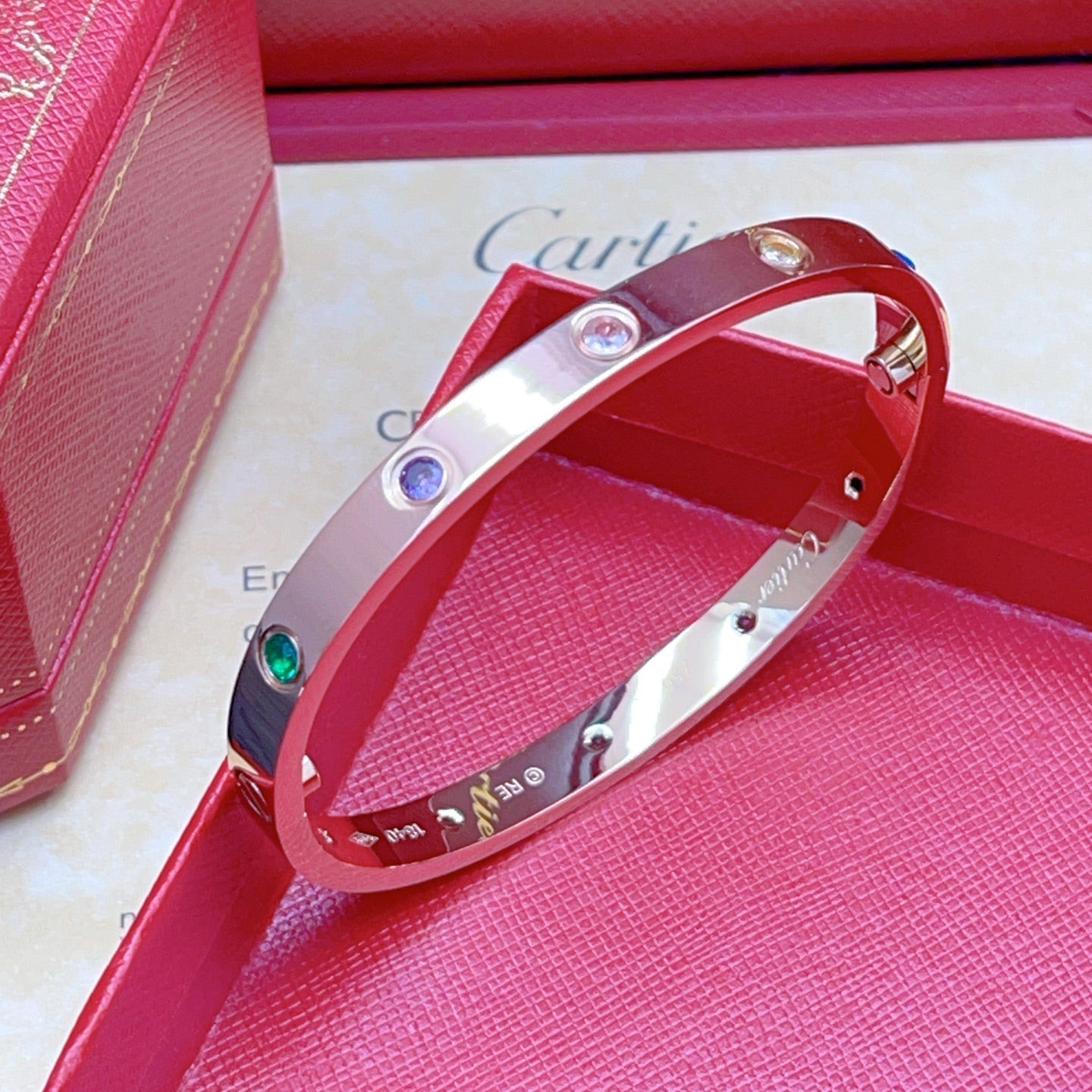 [Love's Uplift]2026 RAINBOW LOVE BRACELET 6.1MM  10 DIAMONDS