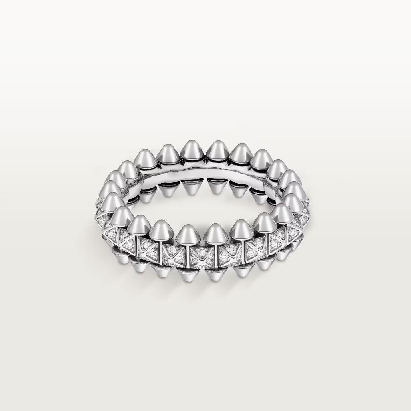 [Love's Uplift]CLASH 6.4MM SMALL FULL DIAMOND RING