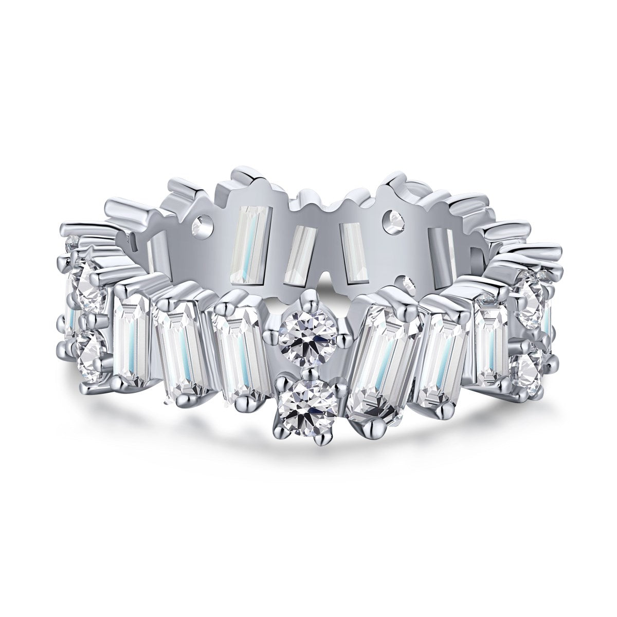 [Love's Uplift]Delicate Multi Shape Tennis Ring