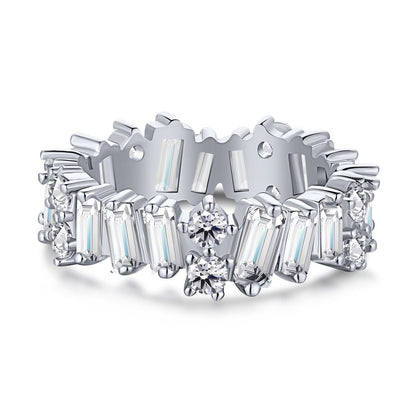 [Love's Uplift]Delicate Multi Shape Tennis Ring