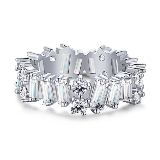 [Love's Uplift]Delicate Multi Shape Tennis Ring