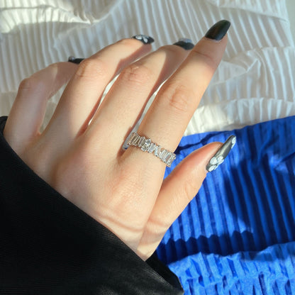 [Love's Uplift]Delicate Multi Shape Tennis Ring