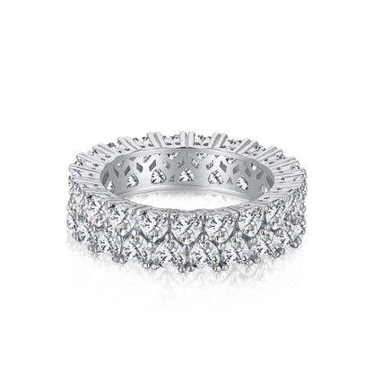 [Love's Uplift]Sparkling Full Heart Ring