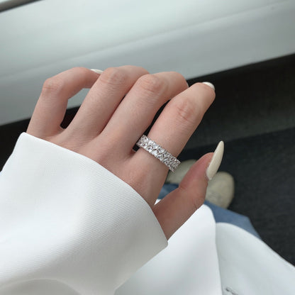 [Love's Uplift]Sparkling Full Heart Ring