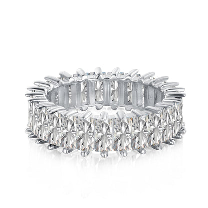 [Love's Uplift]Unique Colorful Radiant Cut RIng
