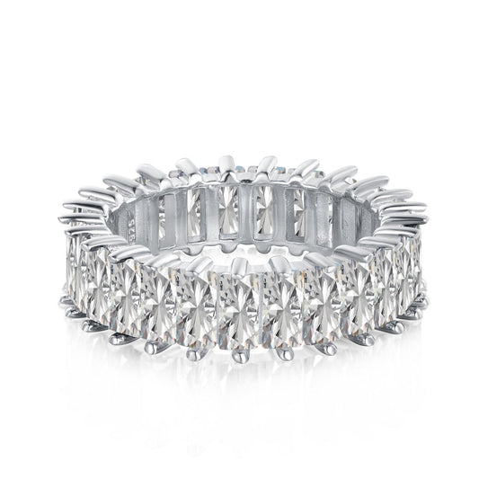 [Love's Uplift]Unique Colorful Radiant Cut RIng