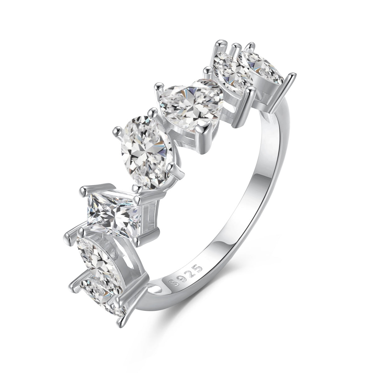 [Love's Uplift]Delicate Multi Cut Ring