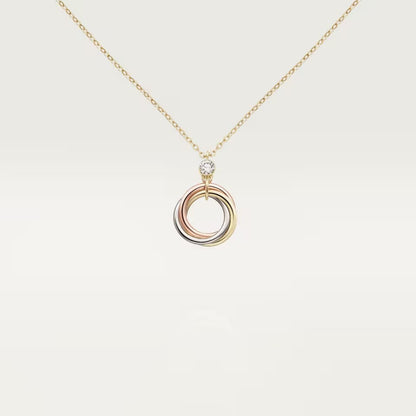 [Love's Uplift]TRINITY  NECKLACE 1 DIAMOND