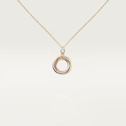 [Love's Uplift]TRINITY  NECKLACE 1 DIAMOND