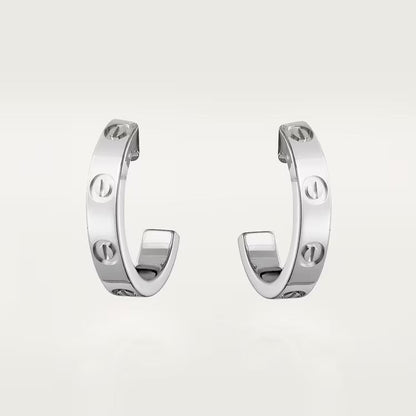 [Love's Uplift]LOVE EARRINGS 2.65 MM NO DIAMOND SMALL