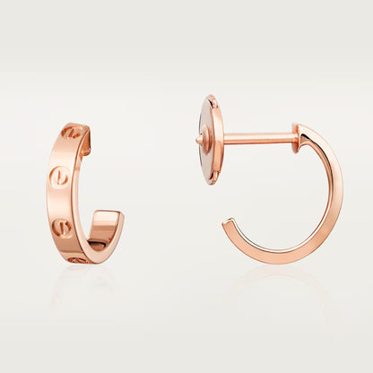 [Love's Uplift]LOVE EARRINGS 2.65 MM NO DIAMOND SMALL