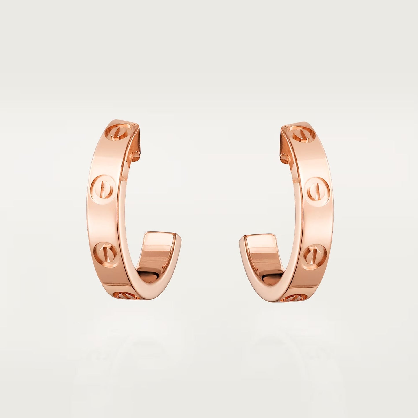 [Love's Uplift]LOVE EARRINGS 2.65 MM NO DIAMOND SMALL