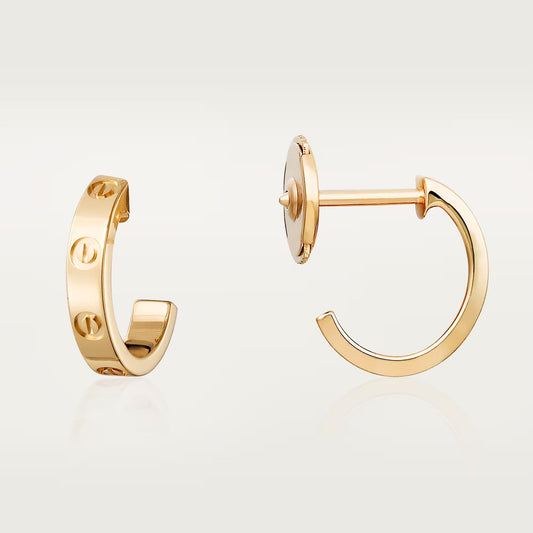 [Love's Uplift]LOVE EARRINGS 2.65 MM NO DIAMOND SMALL