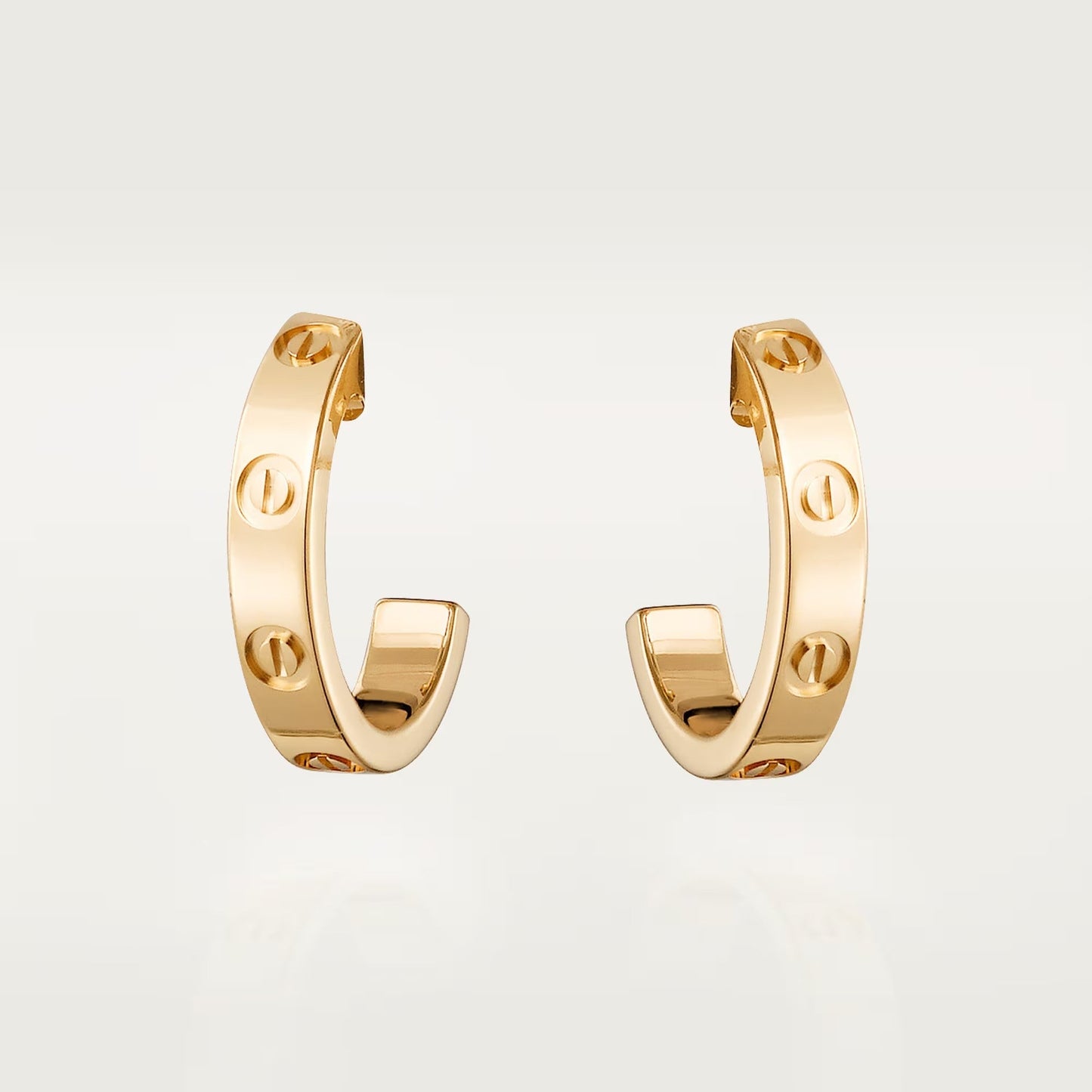 [Love's Uplift]LOVE EARRINGS 2.65 MM NO DIAMOND SMALL