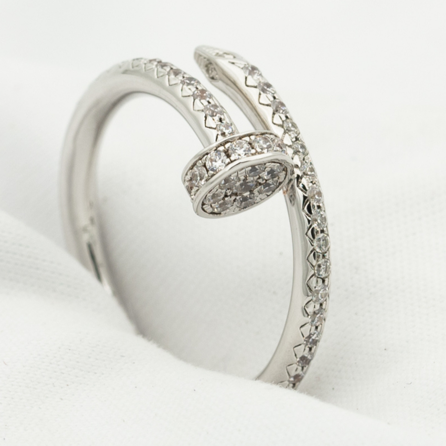 [Love's Uplift]JUSTE RING 1.8MM SILVER DIAMONDS